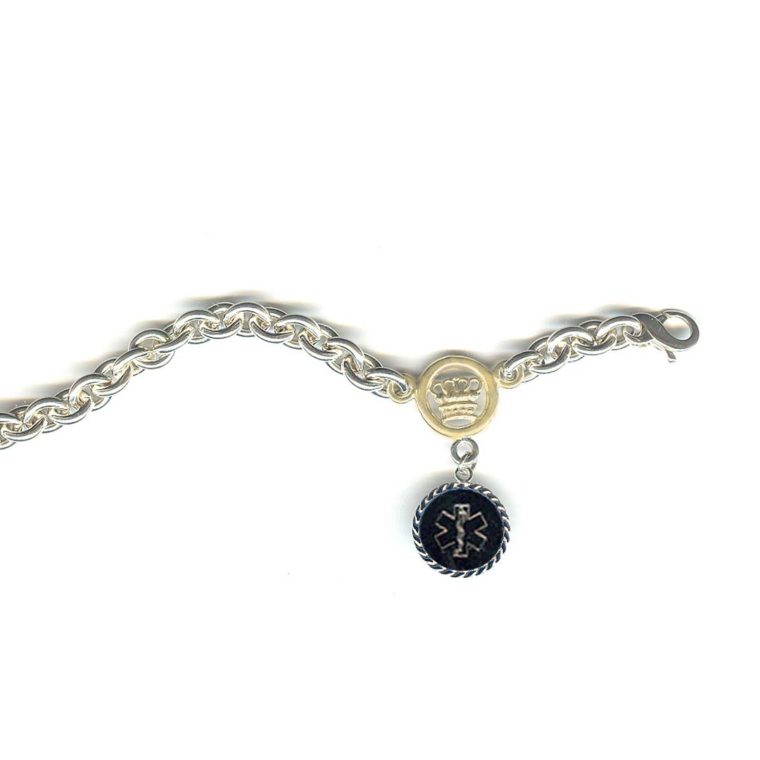Sterling 8k Miss America 99 Bracelet
