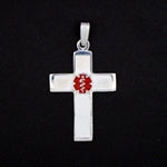 LIFETAG Lifesaver Sterling Cross Medical ID