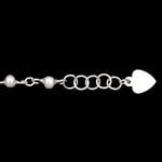 LIFETAG Medical ID Sterling Beaded Bracelet
