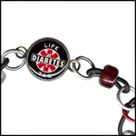 LIFETAG Medical ID Stretch Aluminum Beaded Bracelet