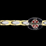 LIFETAG 2-Tone Magnetic Braid Bracelet with ID Slide