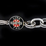 LIFETAG Medical ID Stylish Stainless Oval Link Bracelet