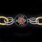 LIFETAG Medical ID Gold Unique Clad Oval Link Bracelet