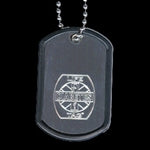 LIFETAG Engraved Aluminum Dogtag Medical ID