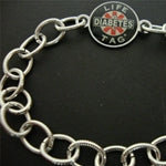 LIFETAG Medical ID Stainless Steel Contemporary Link Bracelet